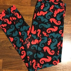 TC LuLaRoe leggings, Seahorse
